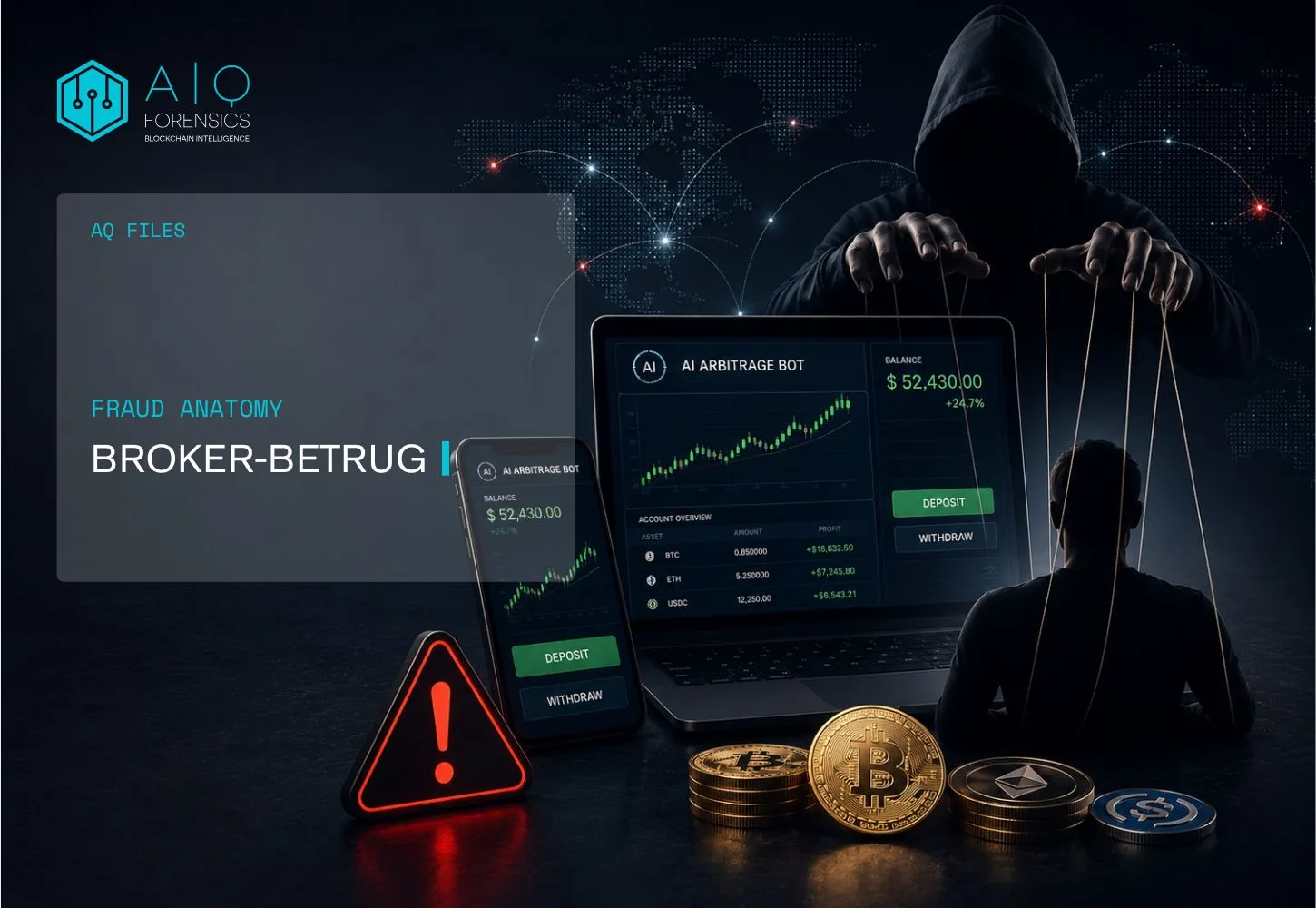 Broker-Betrug fake Trading-Plattform