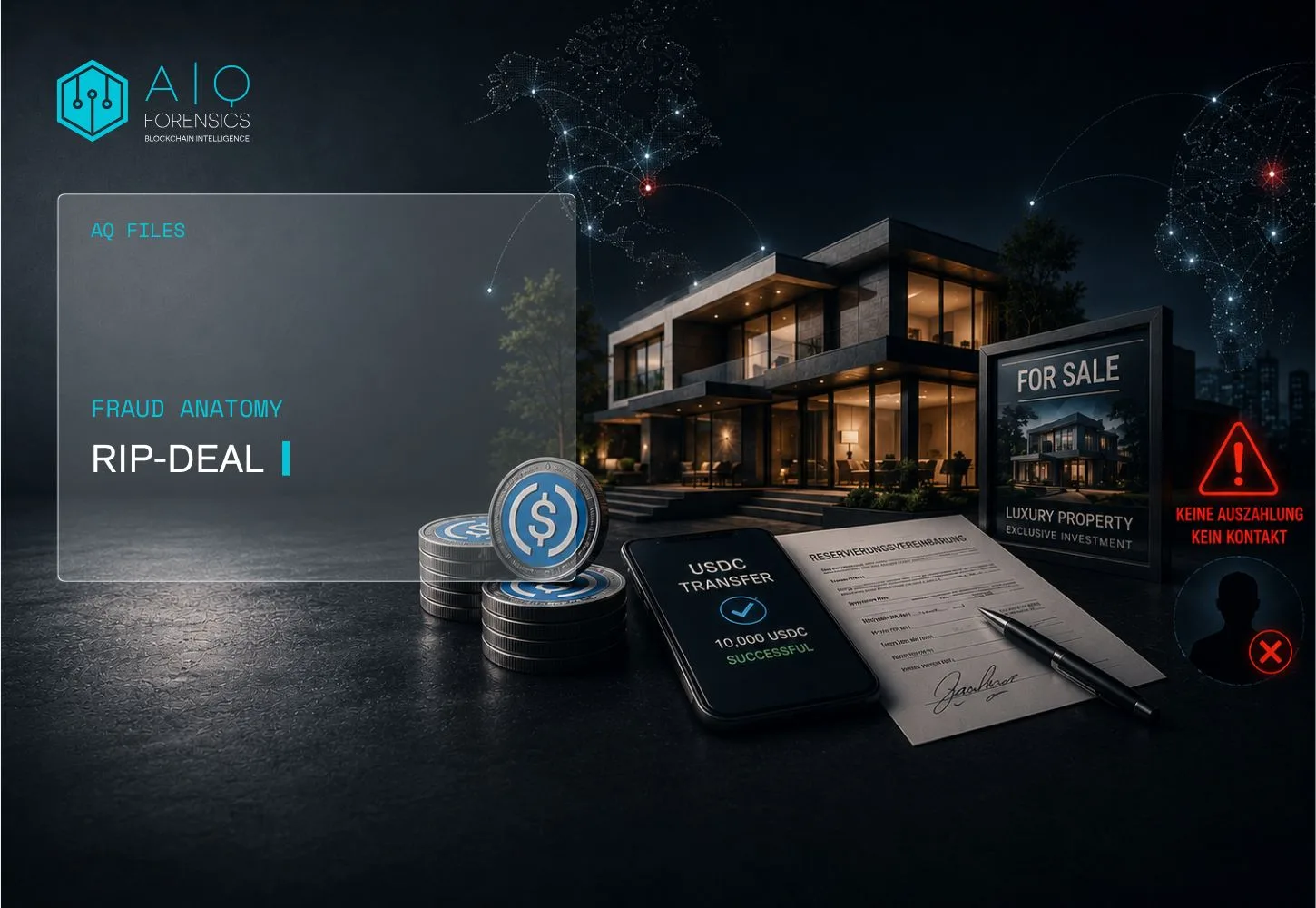 Rip-Deal Immobilien Betrug Kryptowährungen