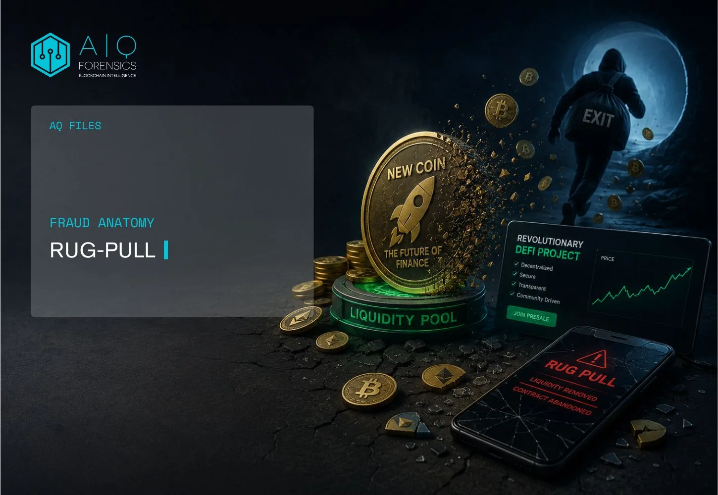 Krypto Rug Pull Exit-Scam