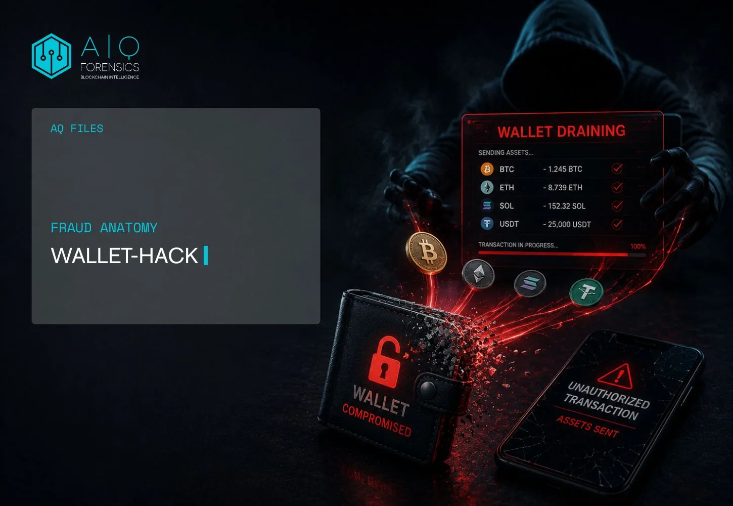 Wallet gehackt mit Wallet-Drainer