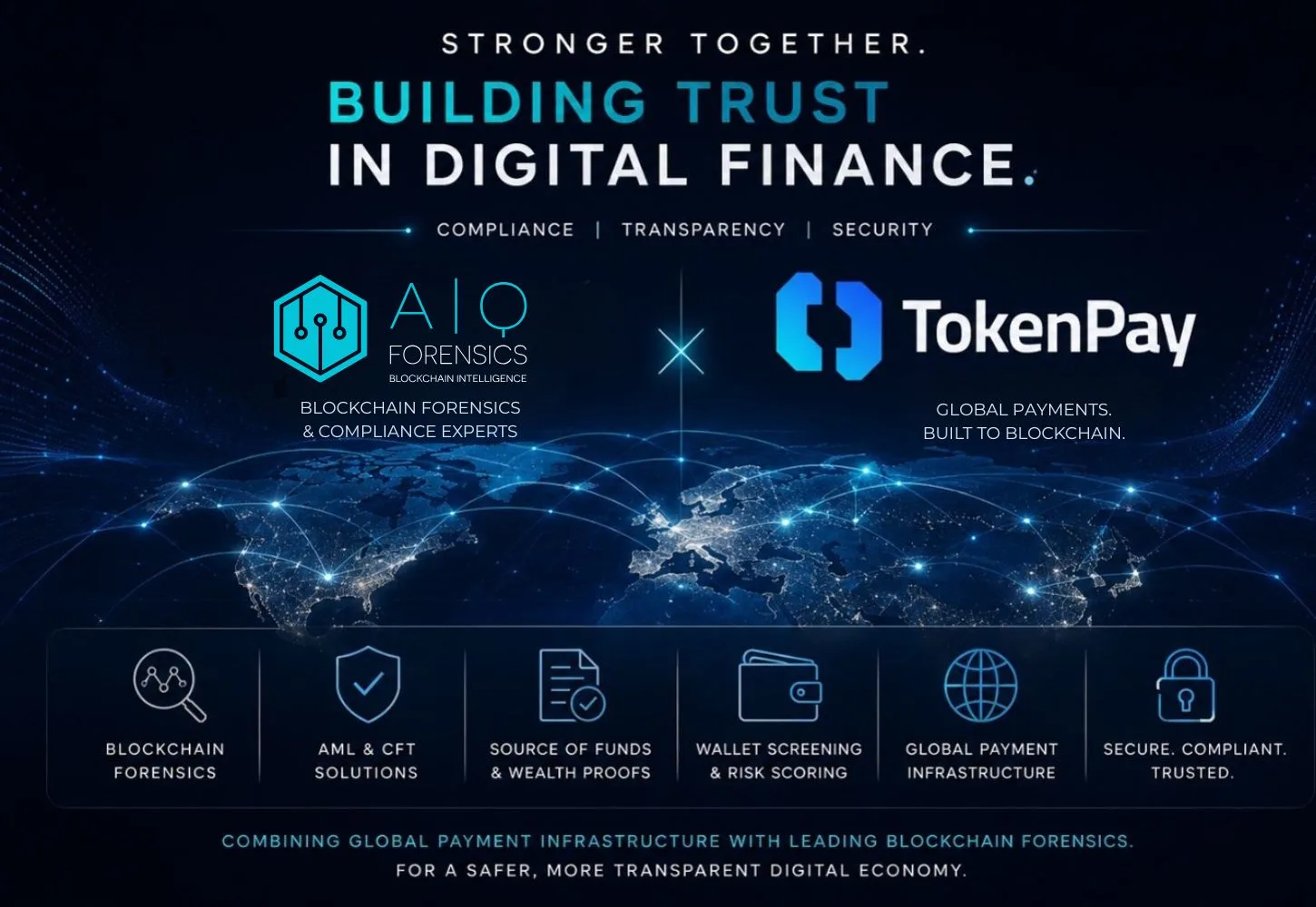 AQ Forensics Tokenpay Partnership